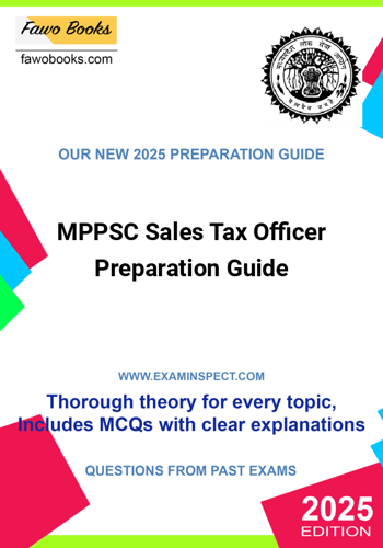 Additional image of MPPSC Sales Tax Officer Preparation Guide