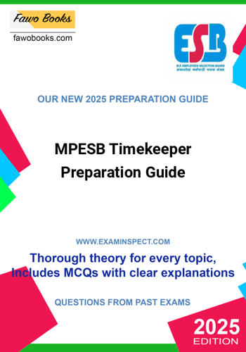Additional image of MPESB Timekeeper Preparation Guide