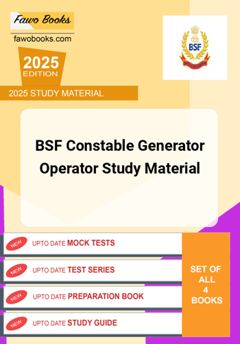 Additional image of BSF Constable Generator Operator Study Material