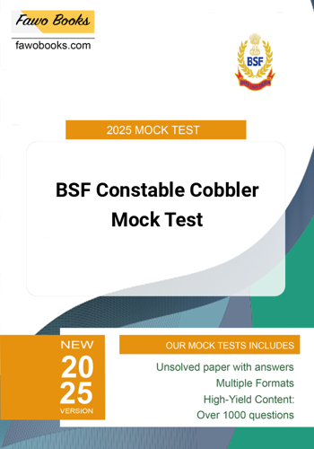 Additional image of BSF Constable Cobbler Mock Test