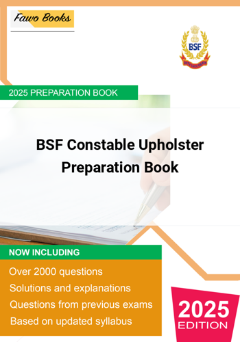 Additional image of BSF Constable Upholster Preparation Book