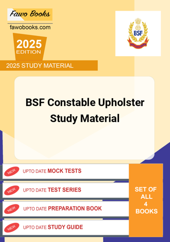 Additional image of BSF Constable Upholster Study Material