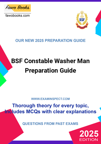 Additional image of BSF Constable Washer Man Preparation Guide