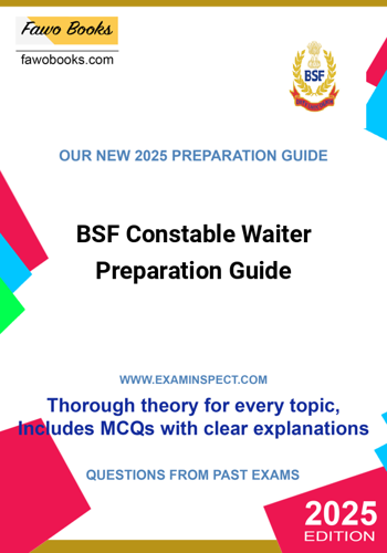 Additional image of BSF Constable Waiter Preparation Guide