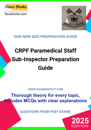 Additional image of CRPF Paramedical Staff SubInspector Preparation Guide