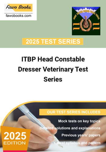 Additional image of ITBP Head Constable Dresser Veterinary Test Series