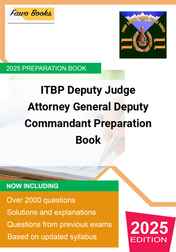 Additional image of ITBP Deputy Judge Attorney General Deputy Commandant Preparation Book