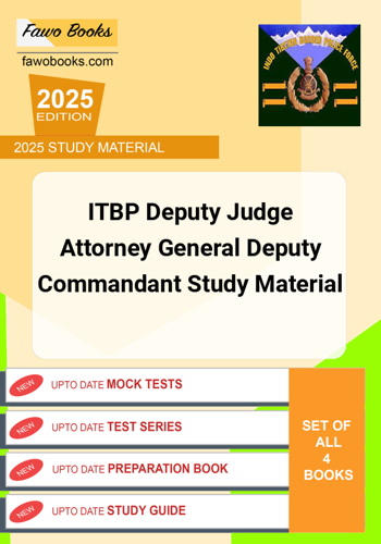 Additional image of ITBP Deputy Judge Attorney General Deputy Commandant Study Material