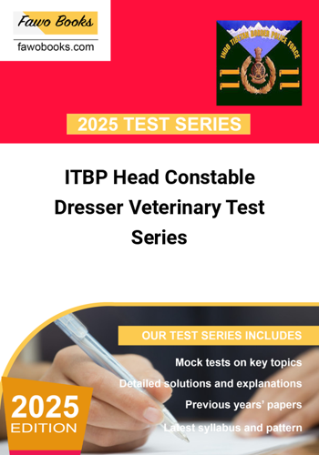 Additional image of ITBP Head Constable Dresser Veterinary Test Series