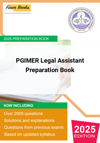 Additional image of PGIMER Legal Assistant Preparation Book