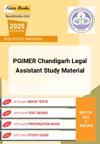 Additional image of PGIMER Chandigarh Legal Assistant Study Material