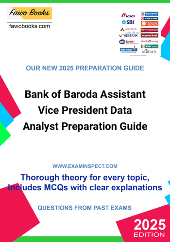 Additional image of Bank of Baroda Assistant Vice President Data Analyst Preparation Guide