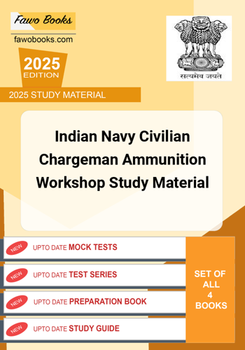 Additional image of Indian Navy Civilian Chargeman Ammunition Workshop Study Material
