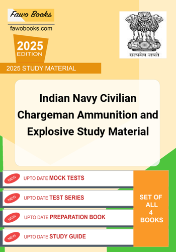 Additional image of Indian Navy Civilian Chargeman Ammunition and Explosive Study Material