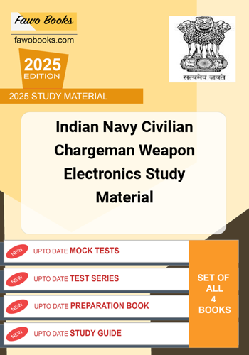 Additional image of Indian Navy Civilian Chargeman Weapon Electronics Study Material