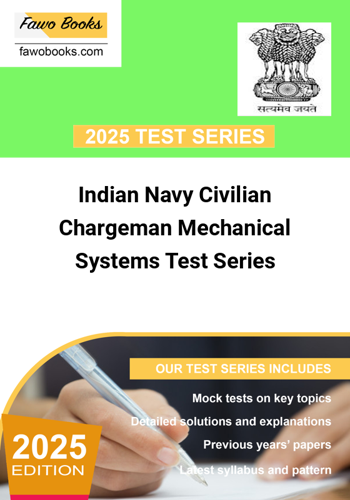 Additional image of Indian Navy Civilian Chargeman Mechanical Systems Test Series