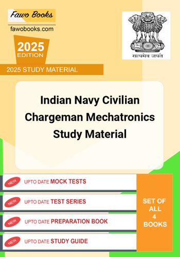 Additional image of Indian Navy Civilian Chargeman Mechatronics Study Material