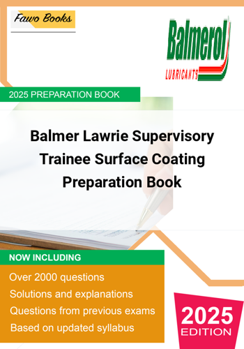 Additional image of Balmer Lawrie Supervisory Trainee Surface Coating Preparation Book