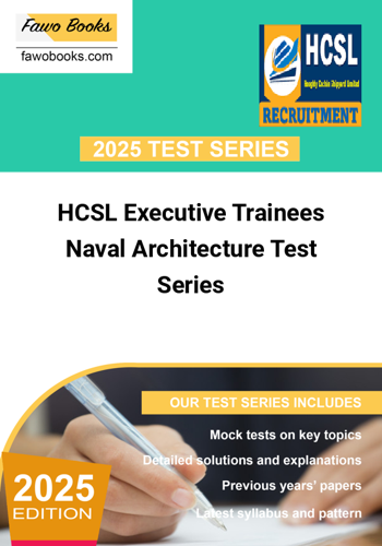 Additional image of HCSL Executive Trainees Naval Architecture Test Series