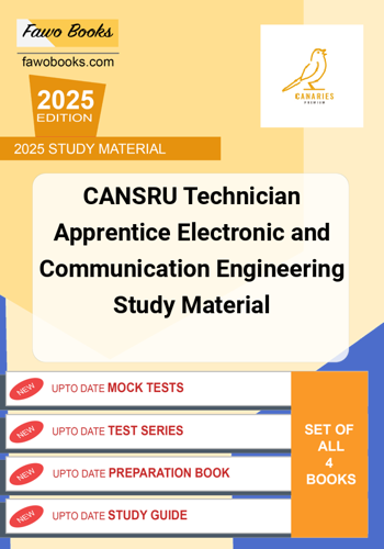 Additional image of CANSRU Technician Apprentice Electronic and Communication Engineering Study Material
