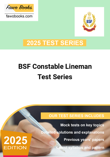 Additional image of BSF Constable Lineman Test Series