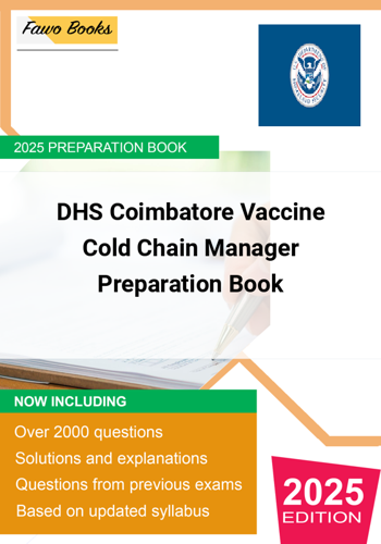 Additional image of DHS Coimbatore Vaccine Cold Chain Manager Preparation Book
