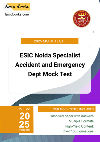Additional image of ESIC Noida Specialist Accident and Emergency Dept Mock Test