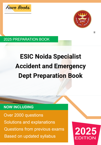 Additional image of ESIC Noida Specialist Accident and Emergency Dept Preparation Book
