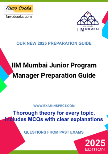 Additional image of IIM Mumbai Junior Program Manager Preparation Guide