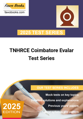 Additional image of TNHRCE Coimbatore Evalar Test Series