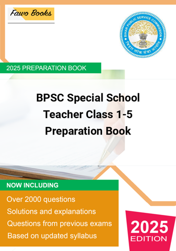 Additional image of BPSC Special School Teacher Class 15 Preparation Book