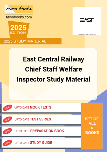 Additional image of East Central Railway Chief Staff Welfare Inspector Study Material