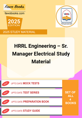 Additional image of HRRL Engineering Sr Manager Electrical Study Material
