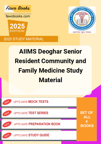 Additional image of AIIMS Deoghar Senior Resident Community and Family Medicine Study Material