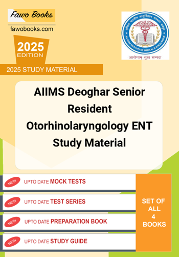 Additional image of AIIMS Deoghar Senior Resident Otorhinolaryngology ENT Study Material