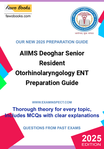 Additional image of AIIMS Deoghar Senior Resident Otorhinolaryngology ENT Preparation Guide
