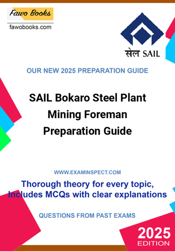 Additional image of SAIL Bokaro Steel Plant Mining Foreman Preparation Guide