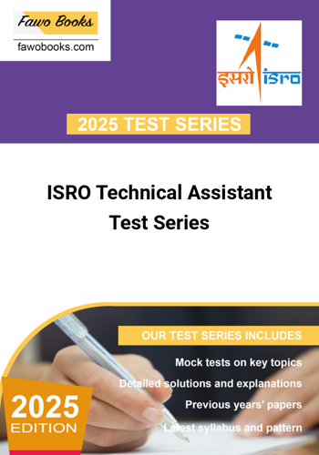 Additional image of ISRO Technical Assistant Test Series