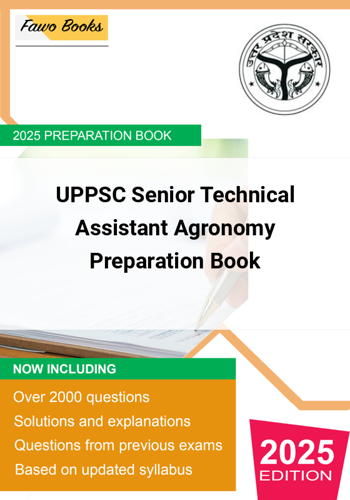 Additional image of UPPSC Senior Technical Assistant Agronomy Preparation Book