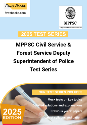 Additional image of MPPSC Civil Service & Forest Service Deputy Superintendent of Police Test Series
