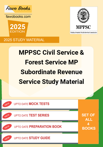 Additional image of MPPSC Civil Service & Forest Service MP Subordinate Revenue Service Study Material