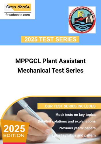 Additional image of MPPGCL Plant Assistant Mechanical Test Series