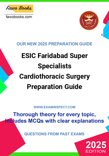 Additional image of ESIC Faridabad Super Specialists Cardiothoracic Surgery Preparation Guide