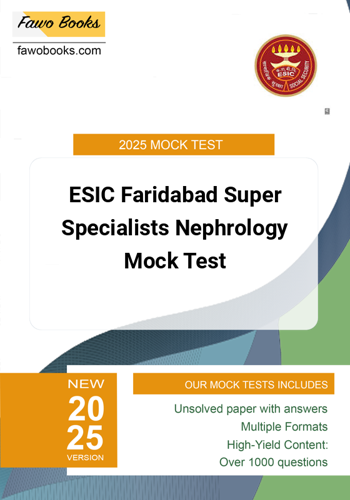 Additional image of ESIC Faridabad Super Specialists Nephrology Mock Test