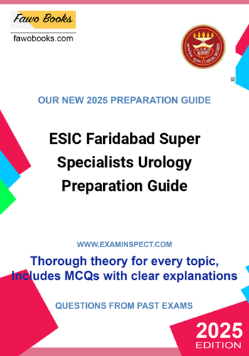 Additional image of ESIC Faridabad Super Specialists Urology Preparation Guide