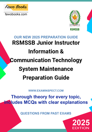 Additional image of RSMSSB Junior Instructor Information & Communication Technology System Maintenance Preparation Guide