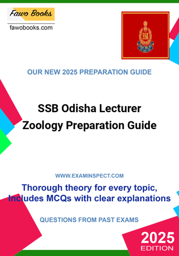 Additional image of SSB Odisha Lecturer Zoology Preparation Guide