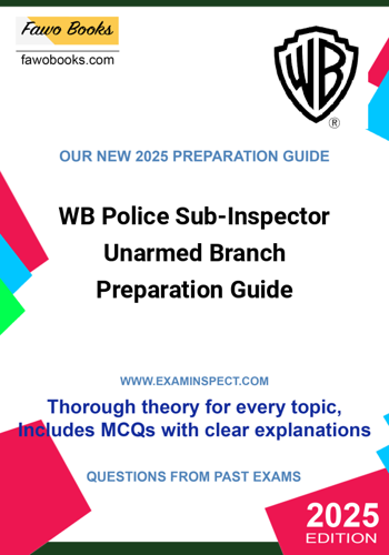 Additional image of WB Police SubInspector Unarmed Branch Preparation Guide