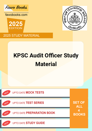 Additional image of KPSC Audit Officer Study Material