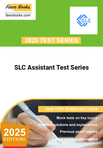 Additional image of SLC Assistant Test Series